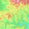 Mapa topográfico Bochov, altitude, relevo