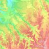 Mapa topográfico 52210, altitude, relevo