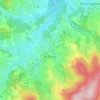 Mapa topográfico Buffières, altitude, relevo