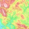 Mapa topográfico Isernia, altitude, relevo