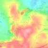 Mapa topográfico Placy-Montaigu, altitude, relevo