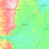 Mapa topográfico Ipaporanga, altitude, relevo