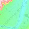 Mapa topográfico Carinhanha, altitude, relevo