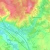 Mapa topográfico Vignoux-sur-Barangeon, altitude, relevo
