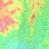 Mapa topográfico Calheiros, altitude, relevo