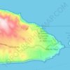 Mapa topográfico Topo (Nossa Senhora do Rosário), altitude, relevo