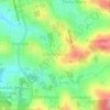 Mapa topográfico Universitário, altitude, relevo