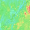 Mapa topográfico Senneterre (paroisse), altitude, relevo