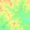 Mapa topográfico Rajada, altitude, relevo