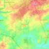 Mapa topográfico Yvignac-la-Tour, altitude, relevo