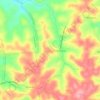 Mapa topográfico Vila Souza, altitude, relevo