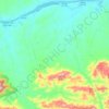 Mapa topográfico Distrito de Guarita, altitude, relevo