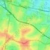 Mapa topográfico Burwood, altitude, relevo