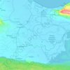 Mapa topográfico Arenoso, altitude, relevo