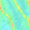 Mapa topográfico Rangamati, altitude, relevo