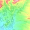 Mapa topográfico Pira, altitude, relevo
