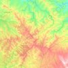 Mapa topográfico Ventania, altitude, relevo