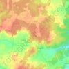 Mapa topográfico Meigné, altitude, relevo