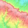 Mapa topográfico Les Hauts-Talican, altitude, relevo