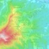 Mapa topográfico Talasani, altitude, relevo