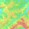 Mapa topográfico Lauterbach, altitude, relevo