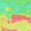 Mapa topográfico Мичуринское сельское поселение, altitude, relevo