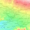 Mapa topográfico Sukabumi, altitude, relevo