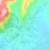 Mapa topográfico Centro, altitude, relevo