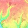 Mapa topográfico Verderel-lès-Sauqueuse, altitude, relevo