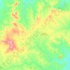 Mapa topográfico Presidente Jânio Quadros, altitude, relevo