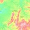 Mapa topográfico Lagoa do Barro do Piauí, altitude, relevo