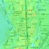 Mapa topográfico 湖滨街道, altitude, relevo