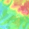 Mapa topográfico Ménarmont, altitude, relevo