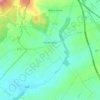 Mapa topográfico Vaudemange, altitude, relevo