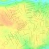 Mapa topográfico Bela Parnamirim, altitude, relevo