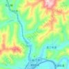 Mapa topográfico Jianguo Subdistrict, altitude, relevo