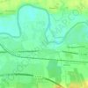 Mapa topográfico Camps-sur-l'Isle, altitude, relevo