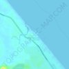 Mapa topográfico Urbanización Los Gavilanes, altitude, relevo