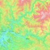 Mapa topográfico Western Rukum District, altitude, relevo