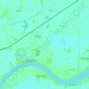 Mapa topográfico Laxton, altitude, relevo