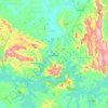 Mapa topográfico Capitólio, altitude, relevo