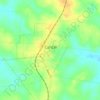 Mapa topográfico Cardal, altitude, relevo