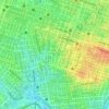 Mapa topográfico Joaquim Távora, altitude, relevo
