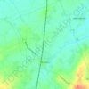 Mapa topográfico Arnèke, altitude, relevo