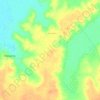 Mapa topográfico Grawin Opal Fields, altitude, relevo