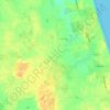 Mapa topográfico Bewholme, altitude, relevo