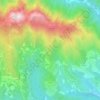 Mapa topográfico Vendone, altitude, relevo