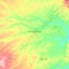 Mapa topográfico Santo Antônio, altitude, relevo