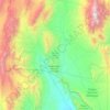 Mapa topográfico Coronel Felipe Varela, altitude, relevo