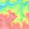 Mapa topográfico Marizy-Sainte-Geneviève, altitude, relevo